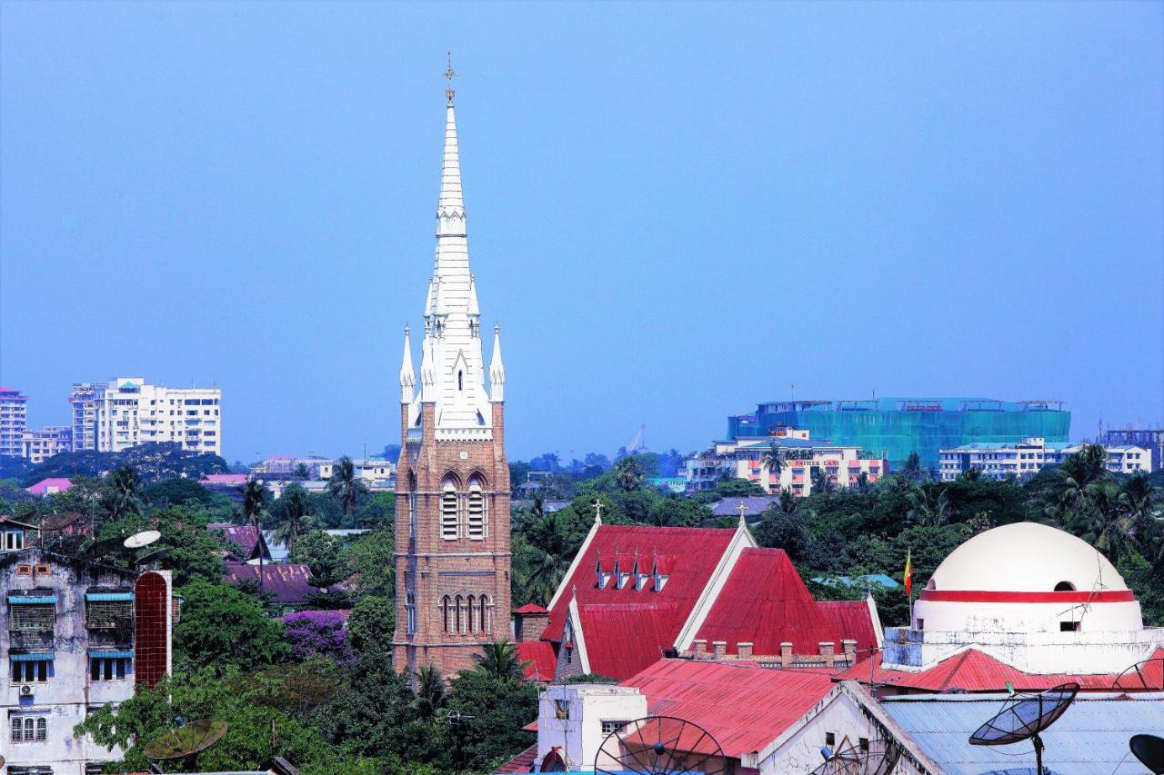 Clover City Center Plus Hotel Rangoon Eksteriør billede